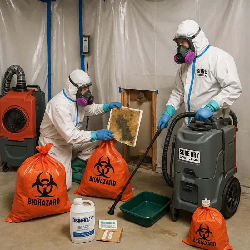 Contaminated Water Handling Protocols process in Dover, TN