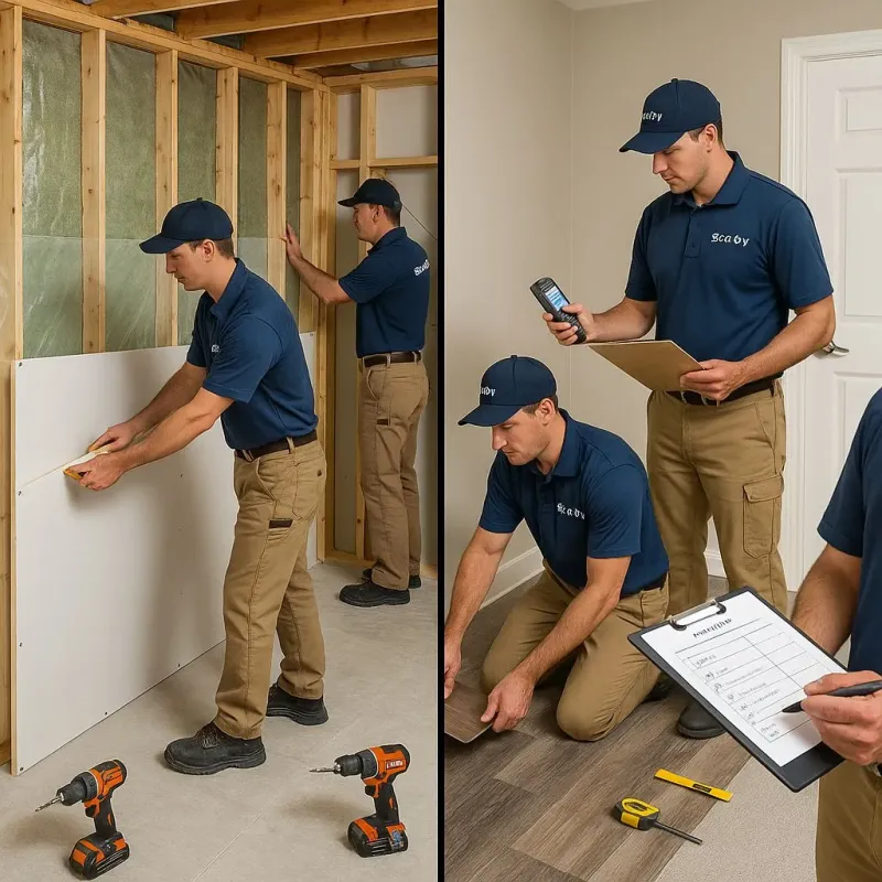 Repairs and Reconstruction process in Dover, TN